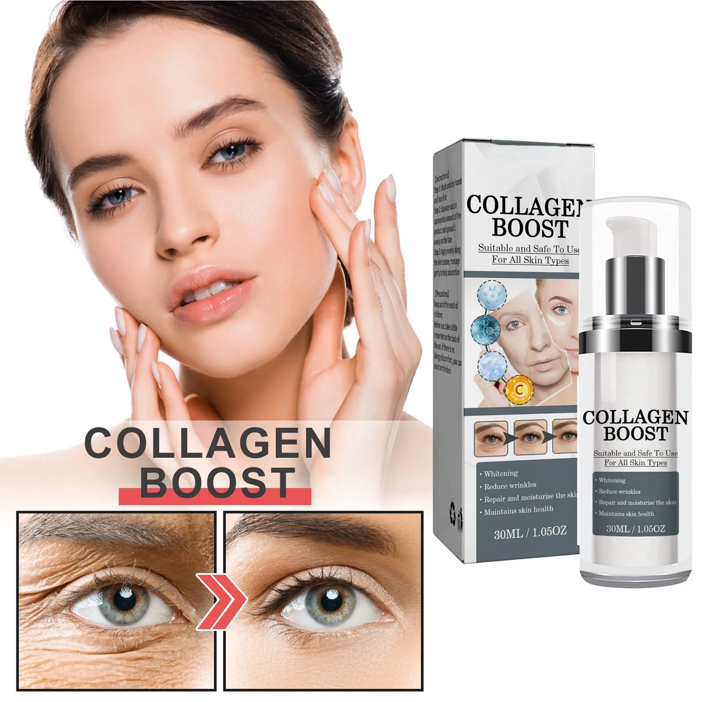 Serum Colageno hidratante + Antiarrugas